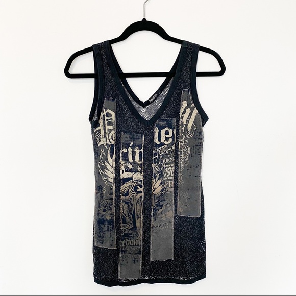 Unique grunge top - Picture 1 of 4